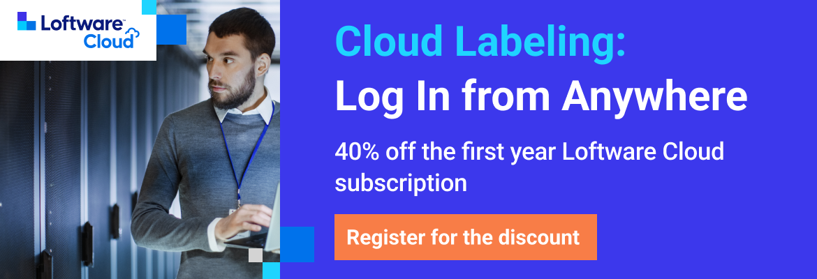 Log in from any where with loftware cloud label design and print 